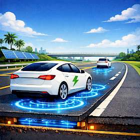 Florida Tests Wireless Charging Lanes for Electric Vehicles